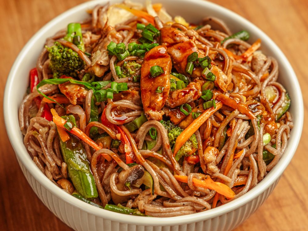 Black Pepper Beef Soba