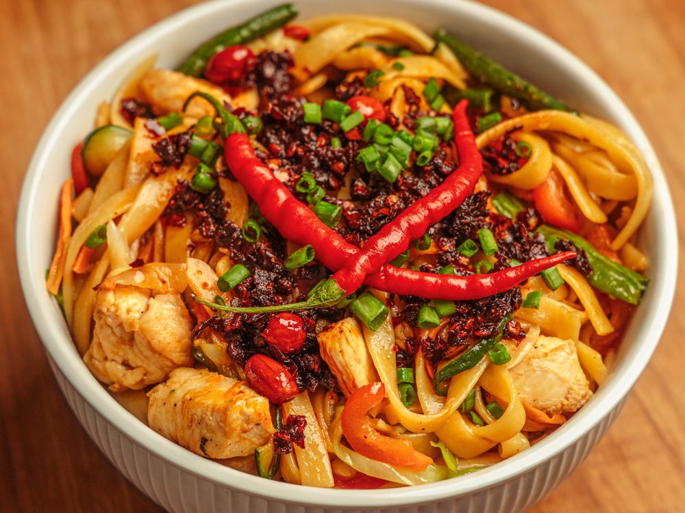 Spicy Chicken Wok
