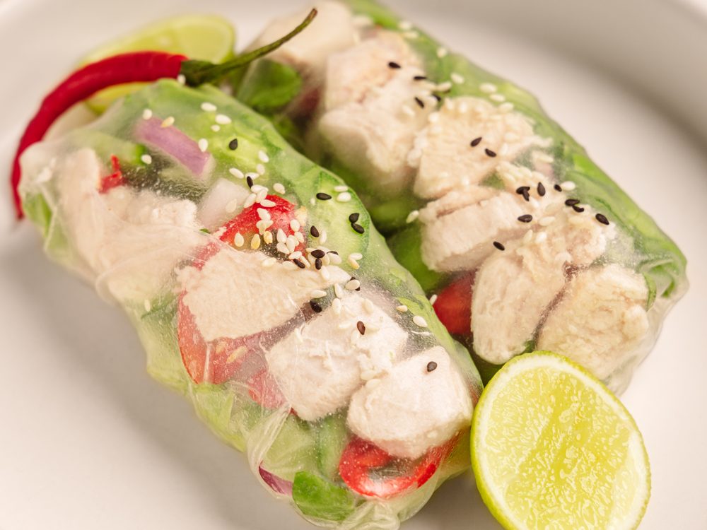 Vietnamese Chicken Spring Rolls